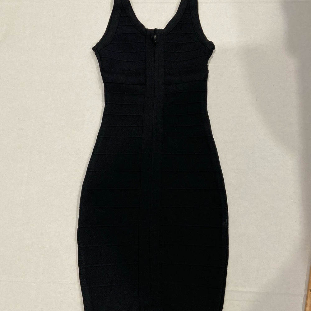 Katie J NYC KatieJ Girls Black Bandage Dress Size Small Party Occasion